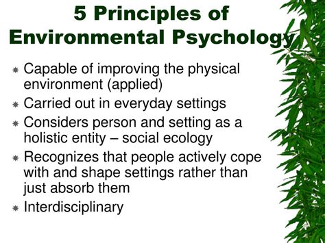 PPT - How Environmental Psychology can enrich your Psychology classes ...