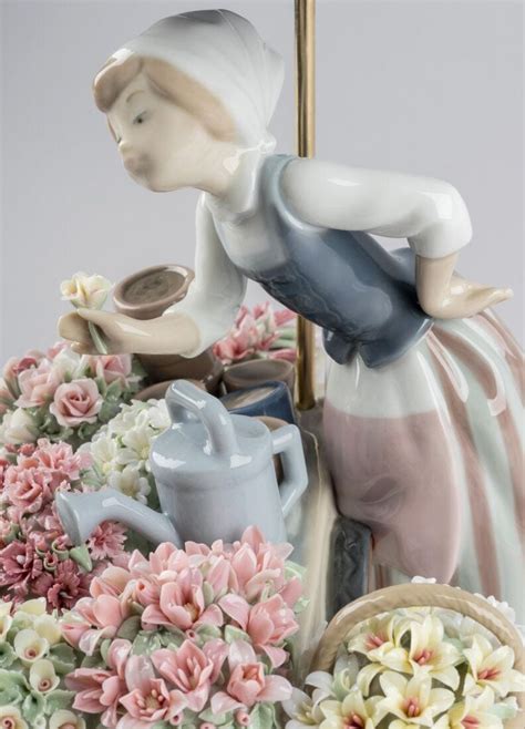 Flowers Of The Season Woman Sculpture Lladro Usa