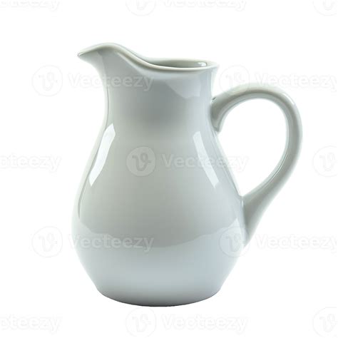 AI generated A milk jug side view isolated on a transparent background ...