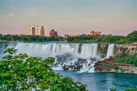 Premium Photo Scenic View Of Niagara Falls Canada Onto Niagara Falls