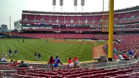 Section 106 At Great American Ball Park Cincinnati Reds