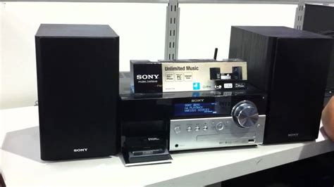 Sony Digital Radio Micro Hi Fi System CMTMX750 YouTube