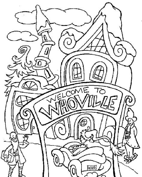 Whoville Characters Coloring Pages - Coloring Home