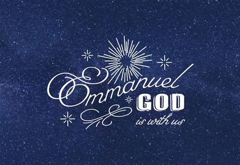 Christmas Emmanuel God Is With Us Changes Everything Evangelical