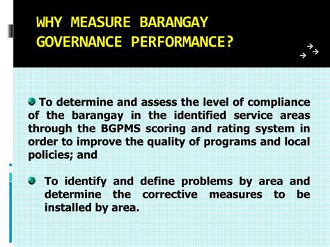 Ppt Barangay Governance Performance Management System Bgpms