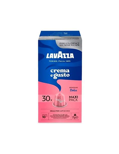 Lavazza Crema E Gusto Dolce Maxi Pack Nespresso Aluminum Compatible