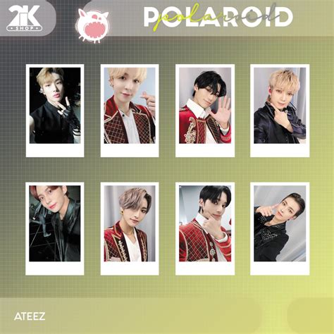 POLAROIDS ATEEZ 15 Shopee Brasil