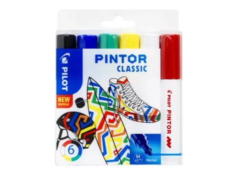 Marker Pilot Pintor Classic Medium Mm Med Stk Ass Farver