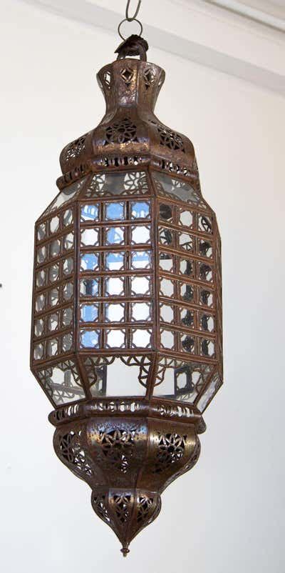 Moroccan Moorish Filigree Metal And Clear Glass Lantern For Sale At 1stdibs Filigree Lantern