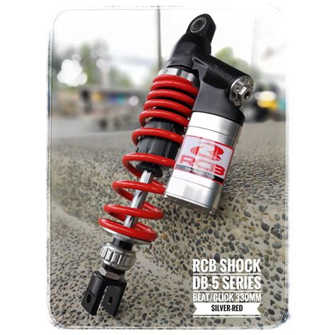 RCB SHOCK DB 5 SERIES BEAT CLICK 330MM SIL RED Shopee Philippines