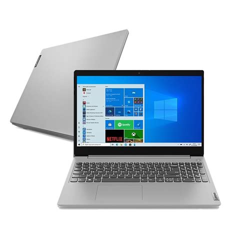 Notebook Lenovo Ultrafino Ideapad 3i Intel Celeron N4020 4GB 128GB SSD