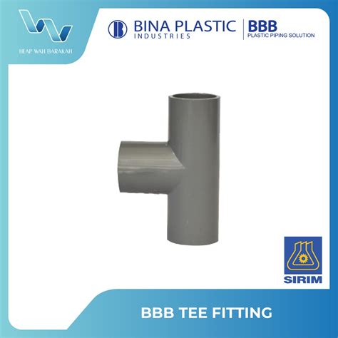 BBB PVC TEE FITTING 15MM 40MM SIRIM CERTIFIED Shopee Malaysia