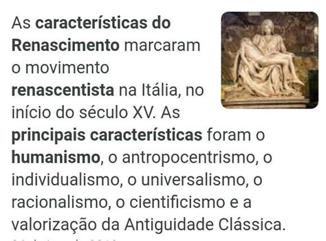 1 Cite As Principais Caracteristicas Do Renascimento Artistico