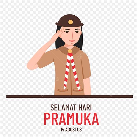 Gerakan Pramuka Indonesia White Transparent Illustration Gerakan