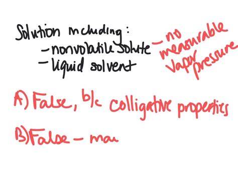 SOLVED You Make A Solution Of A Nonvolatile Solute With A Liquid