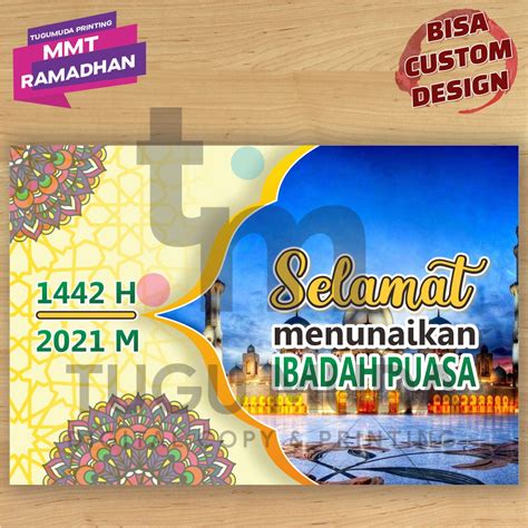 Jual Cetak Spandukbannermmt Ibadah Puasa 20211442h Masjid Ramadhan