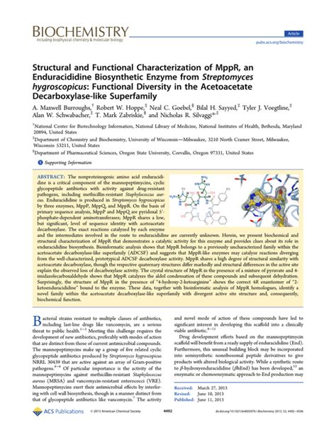 Structural And Functional Characterization Of MppR An