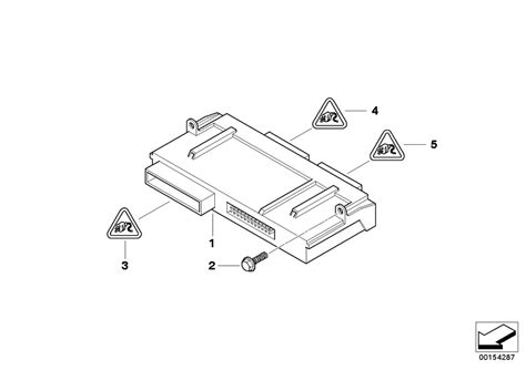 BMW X5 Electronic Junction Box Control 61359292707 Genuine BMW Part