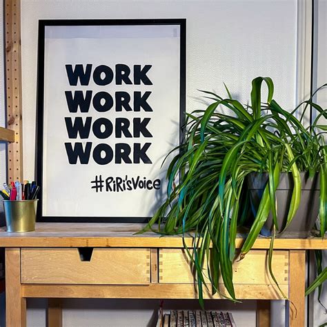 Poster Rihanna Song Work Work Work Work - Etsy