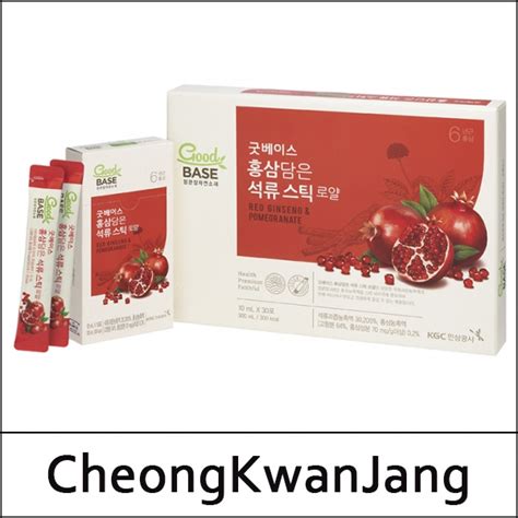 [cheongkwanjang] Jh Good Base Korean Red Ginseng With Pomegranate 10ml 30ea 1 Pack 정관장