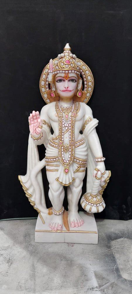 Jaipurcrafts White Marble Hanuman Idol For Temple At Rs In Alwar