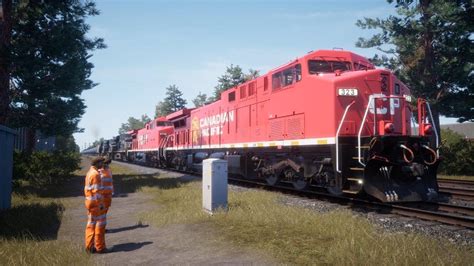 Train Sim World 4 Ac4400cw X 2 Es44ac X43 80 Cars Ps5 Youtube