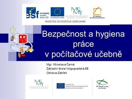 Hygiena Pr Ce U Po Ta E Pro Ro N K Ppt St Hnout