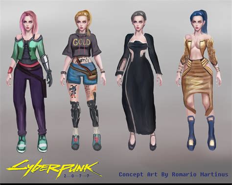 Cyberpunk 2077 Character Concept Art / Check out inspiring examples of ...