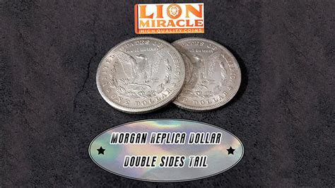 MORGAN REPLICA DOLLAR DOUBLE SIDED TAIL By Lion Miracle Stevens Magic