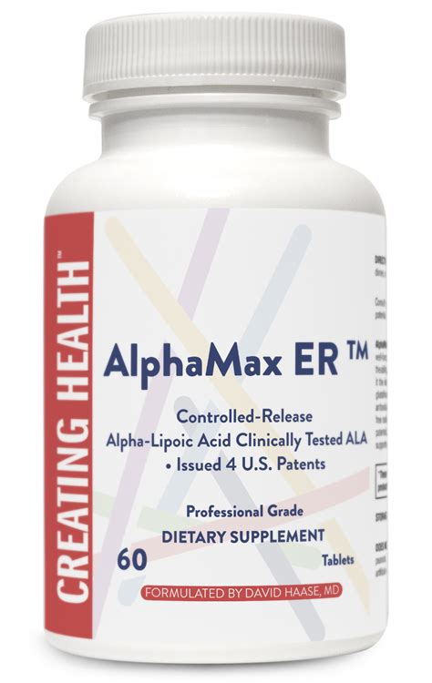 AlphaMax ER™ - Creating Health