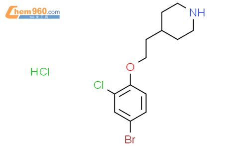 1219981 08 4 4 2 4 Bromo 2 Chlorophenoxy Ethyl Piperidine