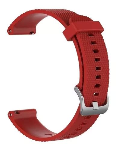 Pulseira Em Silicone Compativel Forerunner Cores Cor Vermelho