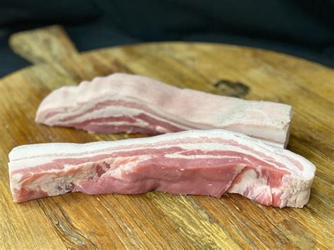 Rare Breed Pork Belly Strips 2 Min 500g Alternative Meats