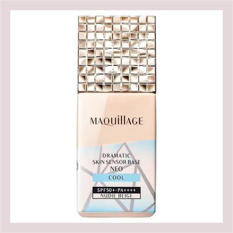 Maquillage Dramatic Skin Sensor Base NEO Cool Nude Beige Makeup Base Citrus Floral Scent That
