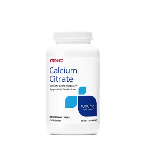 Gnc Calcium Citrate 1000 Mg Gnc