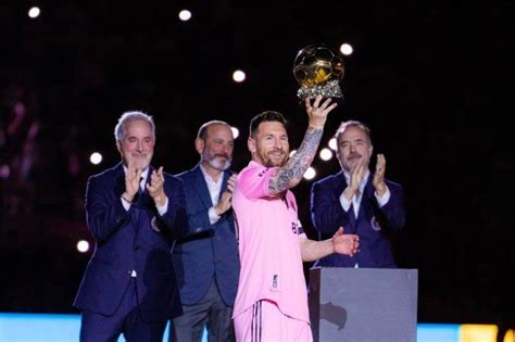 As Fue El Homenaje De Inter Miami A Lionel Messi Por Su Octavo Bal N