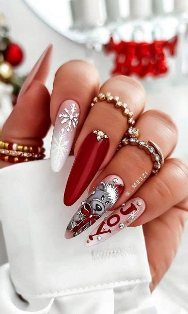 Fab Christmas Nail Designs Ideas Christmas Stiletto Nails