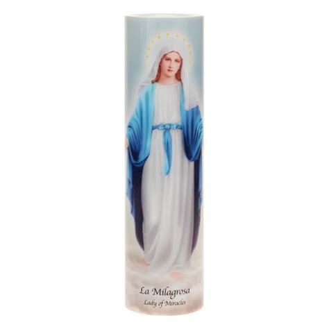 The Saints Collection Lady Of Miracles Flameless Led Prayer Candle