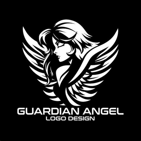 Premium Vector | Guardian Angel Vector Logo Design