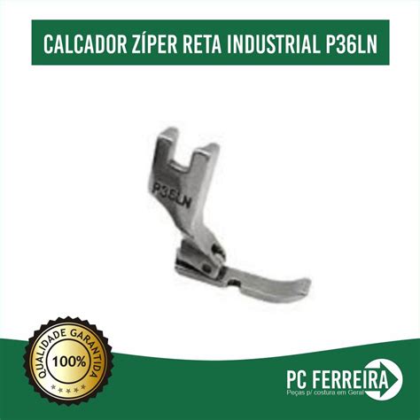 Calcador Zíper Reta Industrial P36LN Shopee Brasil