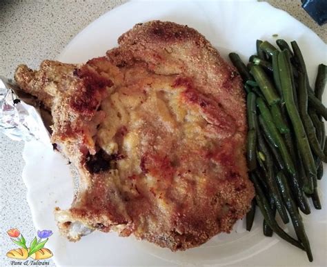 Cotoletta Di Vitello Impanata Al Forno Pane Tulipani Ricetta