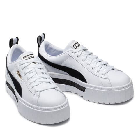 Sneakers Puma Mayze Lth Wn S Puma White Puma Black Escarpe It