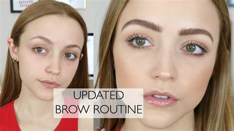 How To Feathery Brows My Brow Routine My Favorite Products Youtube