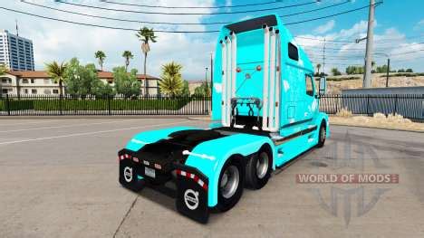 Fuego azul de la piel para Volvo VNL 670 camión para American Truck