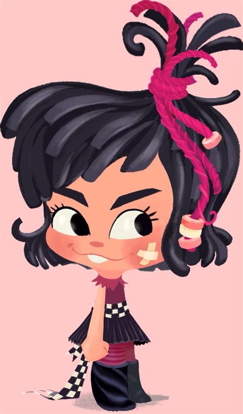 Visual Development Art For Vanellope Von Schweetz Disney Concept Art