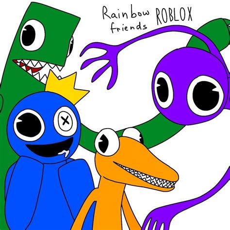 Rainbow Friends Roblox Ilustraci N De Amigos Dibujo De Dumbo