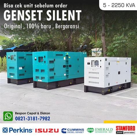 Jual Genset Surabaya Perkins 80 Kva 100 Kva 135 Kva 150 Kva 200 Kva