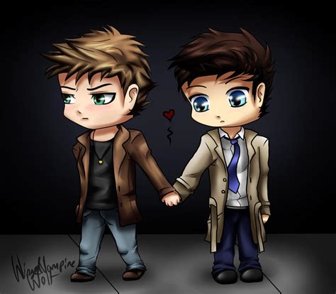 Destiel Chibis By Reynstorm On Deviantart