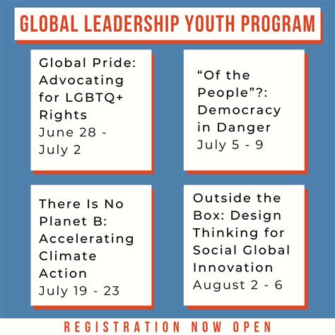 Global Leadership Youth Program Summer 2021 San Diego Diplomacy Council