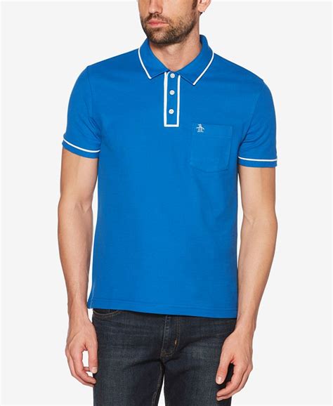 Original Penguin Mens Earl Piqué Polo Macys